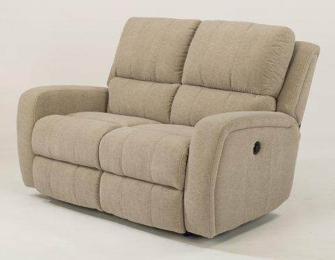 Flexsteel Hammond Fabric Power Reclining Loveseat 115660P Portland