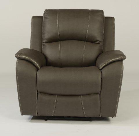 Flexsteel Marina Fabric Power Recliner with Power Headrest 120450PH