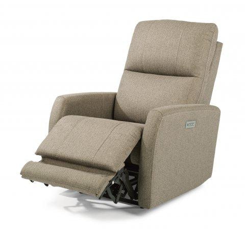 Flexsteel Sadie Fabric Power Recliner with Power Headrest 170250PH