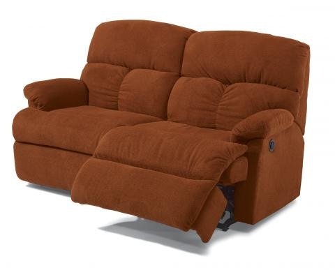 Flexsteel Triton Fabric Power Reclining Studio Sofa 709861M Portland