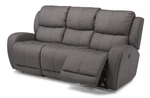 Flexsteel Chaz Fabric Power Reclining Sofa 183862P Portland, OR Key Home Furnishings