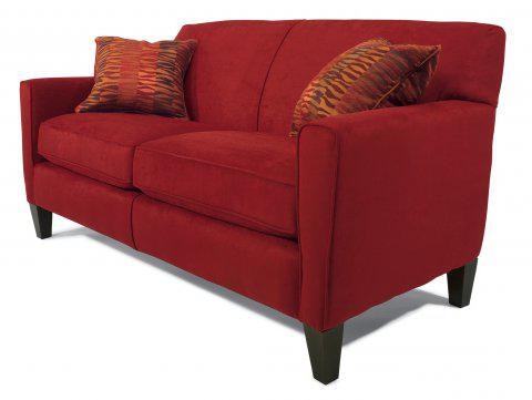  Flexsteel Digby Fabric Two Cushion Sofa 5966-30 - Portland 