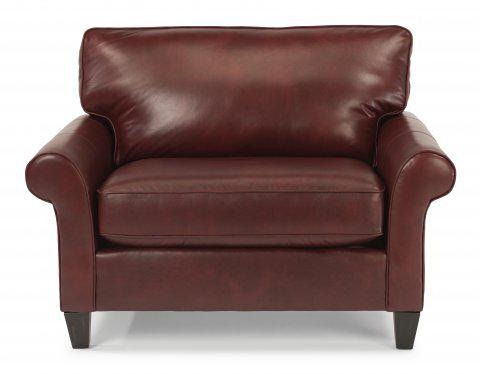 Flexsteel Westside Leather Chair And A Half 3979101 Portland, OR