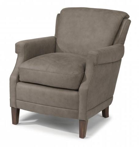 Flexsteel Max Leather Chair 128210 Portland, OR Key Home Furnishings