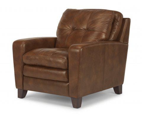 Flexsteel leather outlet chair