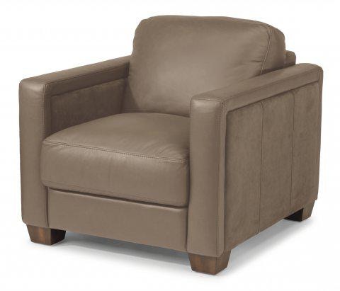 Flexsteel Wyman Leather Chair 133710 Portland, OR Key Home Furnishings