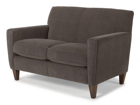 Flexsteel Digby Leather Loveseat 396620 Portland, OR Key Home