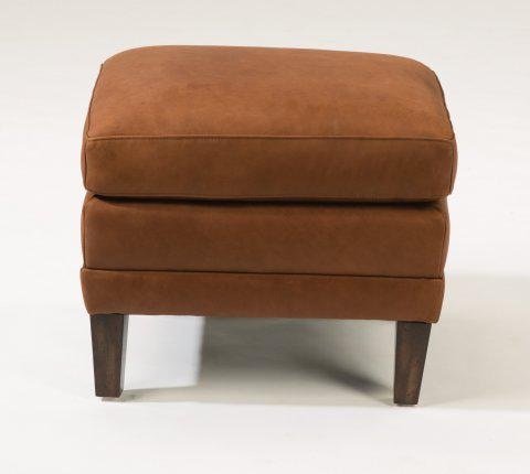 Flexsteel Max Leather Ottoman 128208 Portland, OR Key Home Furnishings