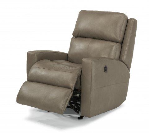 Flexsteel leather rocker discount recliner