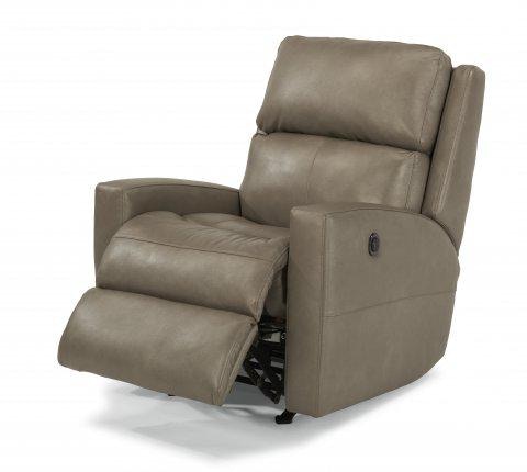 Flexsteel Leather Power Rocking Recliner 3900-51M