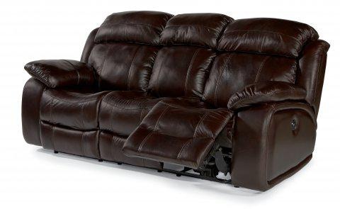 Flexsteel Como Leather Power Reclining Sofa 1409-62P - Portland