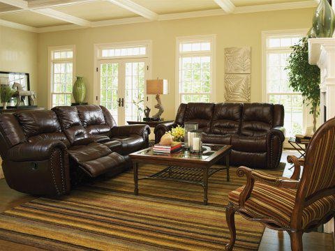 Flexsteel Crosstown Leather Power Reclining Sofa 1210-62P