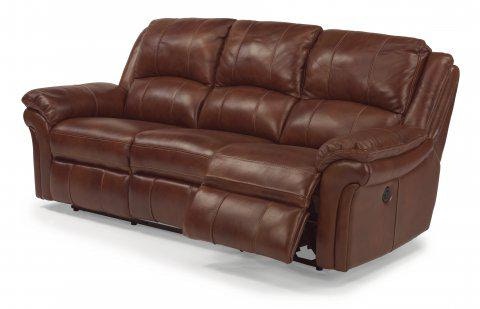 leather reclining sofa