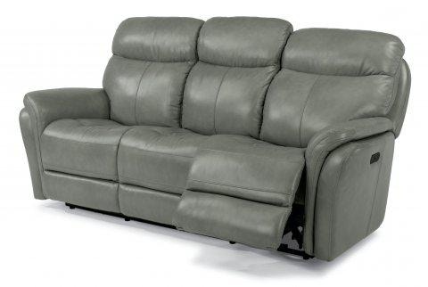 flexsteel power reclining sofa