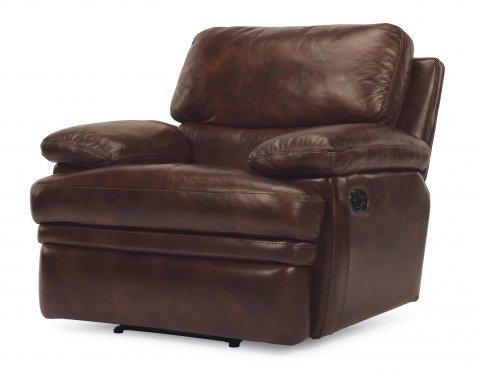 Flexsteel Dylan Leather Recliner Without Chaise Footrest 1127 50