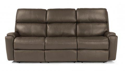 Flexsteel Leather Reclining Sofa 3904-62