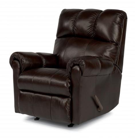 Flexsteel leather store rocker recliner