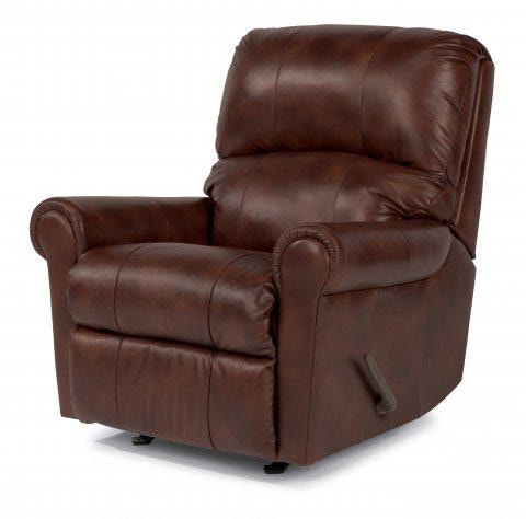Flexsteel Markham Leather Swivel Gliding Recliner 385953 Portland