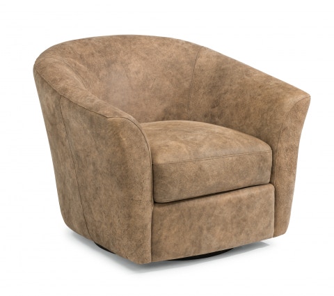 Flexsteel Carly Leather Swivel Chair 1211-11 - Portland, OR | Key Home  Furnishings