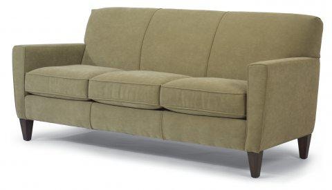 Flexsteel Digby Leather Threecushion Sofa 396631 Portland, OR Key