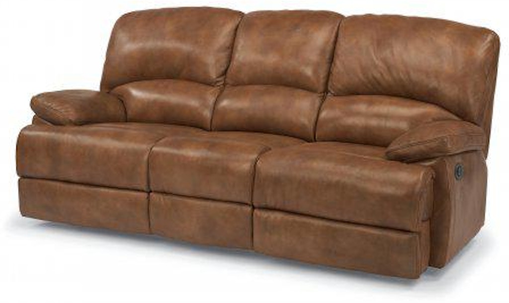 flexsteel dylan leather sofa reviews