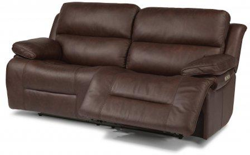 flexsteel apollo leather power reclining sofa