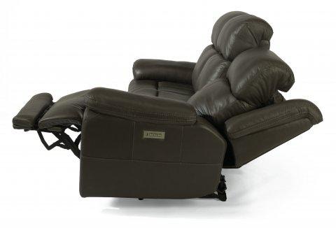 Flexsteel Elijah Leather Power Reclining Sofa with Power Headrests 146562PH Portland, OR Key