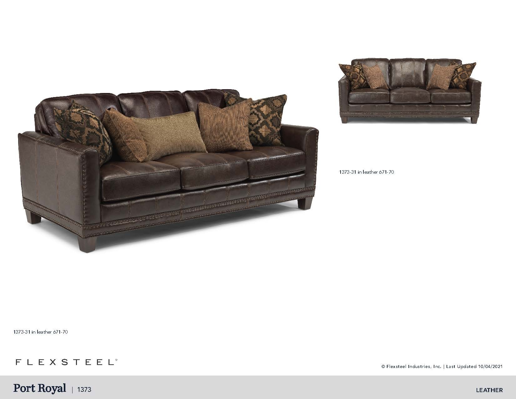 Flexsteel port deals royal sectional