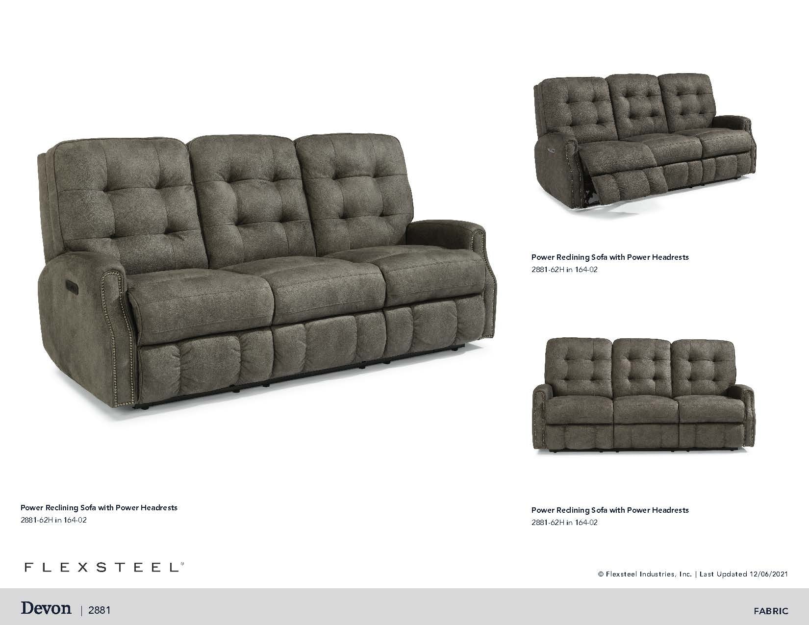 Flexsteel Devon Fabric Power Recliner - Thumbnail 3
