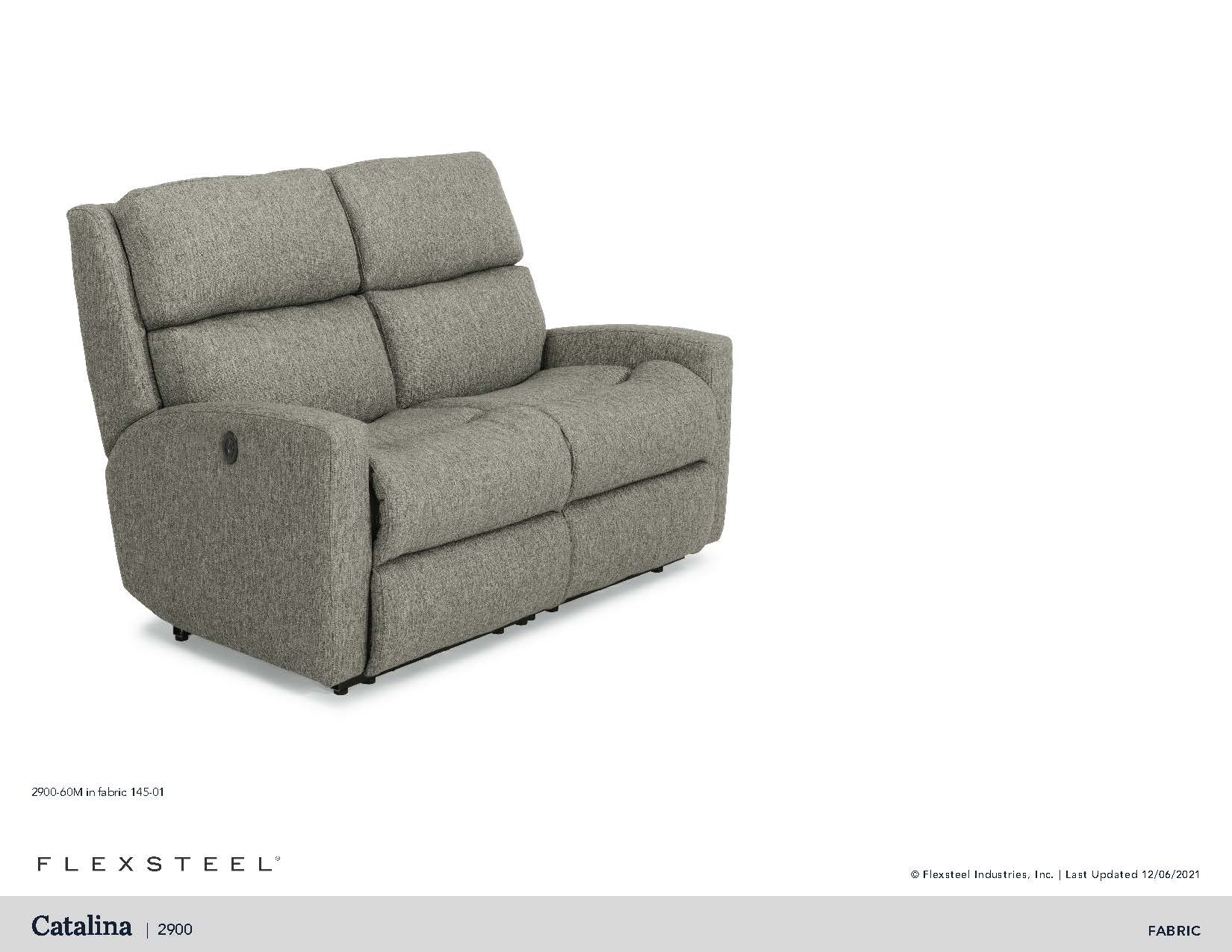 Flexsteel Catalina Fabric Reclining Loveseat - Thumbnail 5