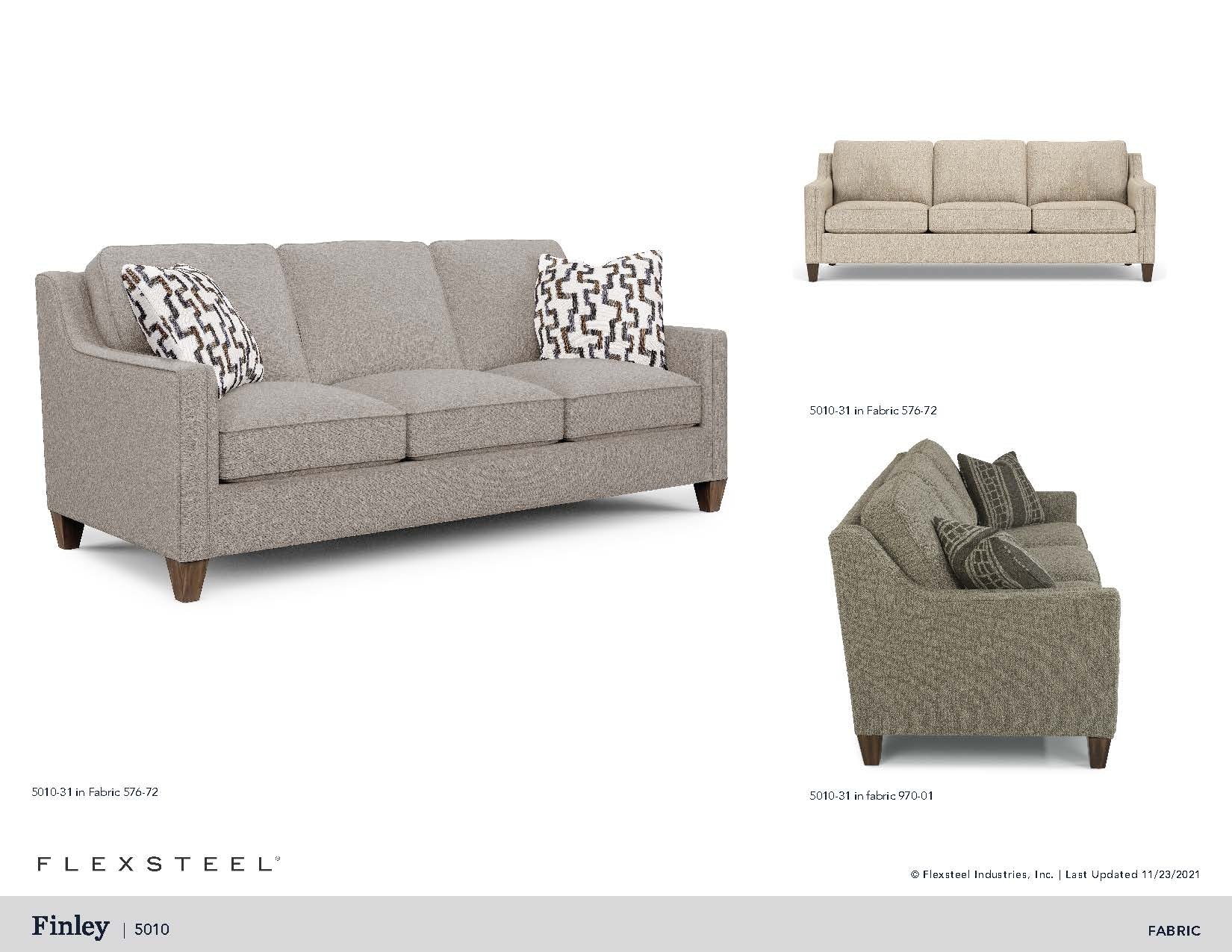 Flexsteel Finley Fabric Sofa 50103112372 Portland, OR Key Home Furnishings