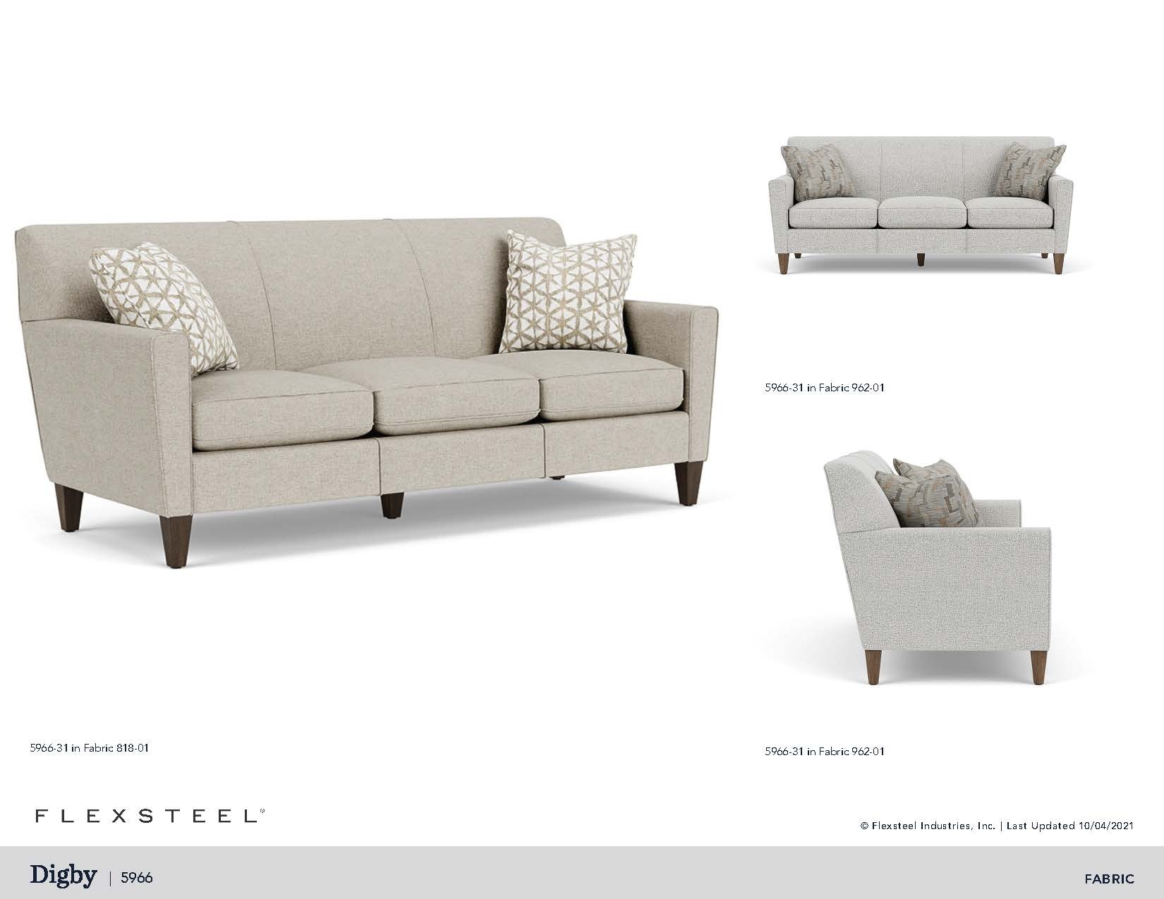 Flexsteel Digby Fabric Three Cushion Sofa 59663113790 Portland, OR