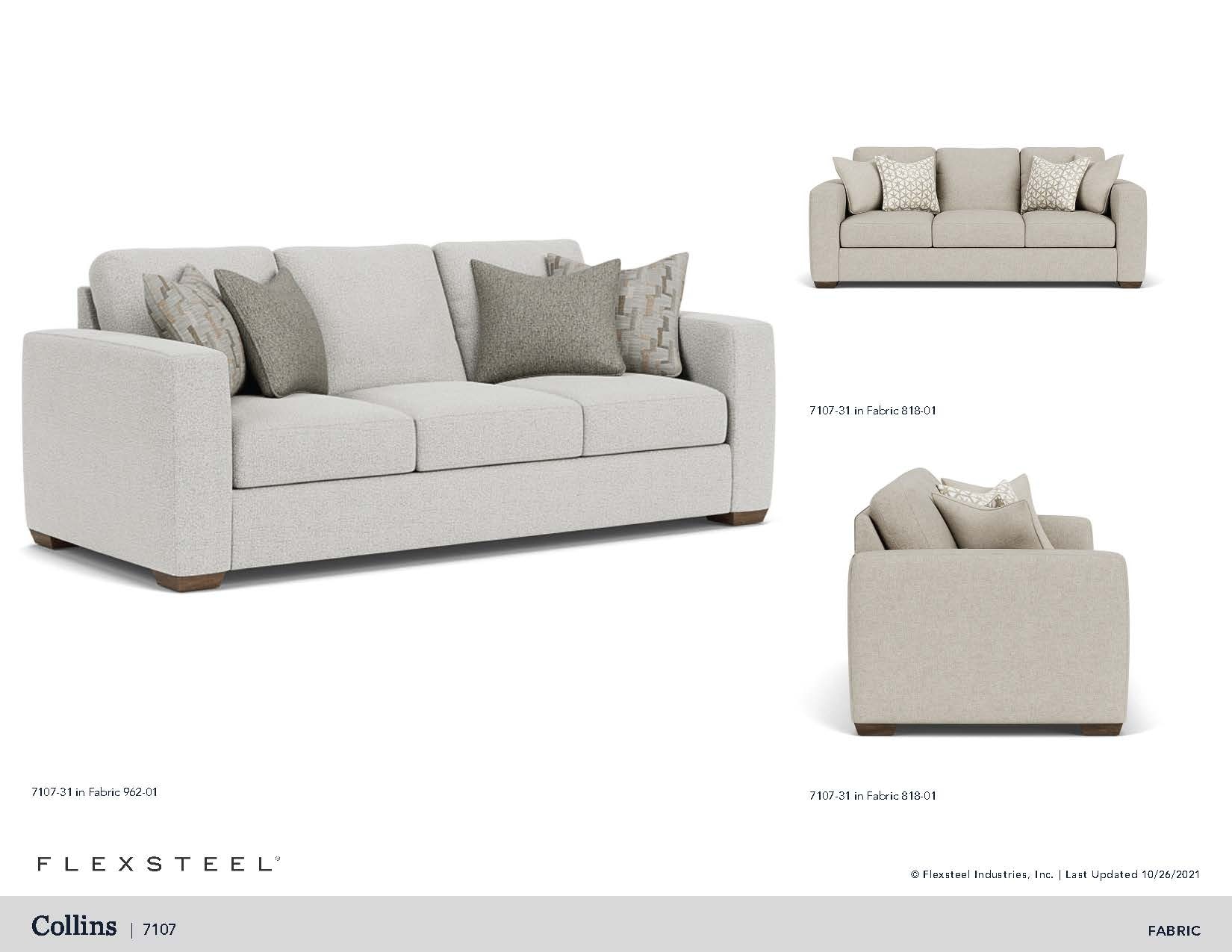 Flexsteel Collins Three Cushion Sofa 71073165004 Portland, OR