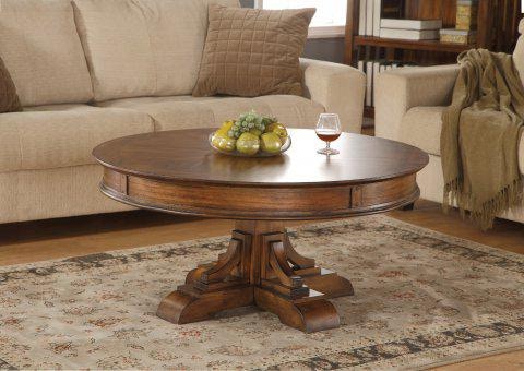 Flexsteel Sonora Round Coffee Table W1434034 Portland, OR Key Home