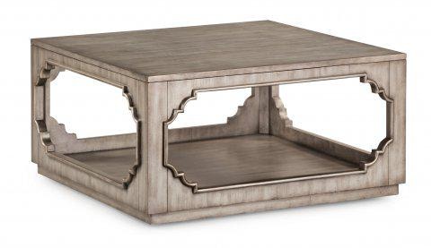 Flexsteel Vogue Square Cocktail Table with Casters W14630321