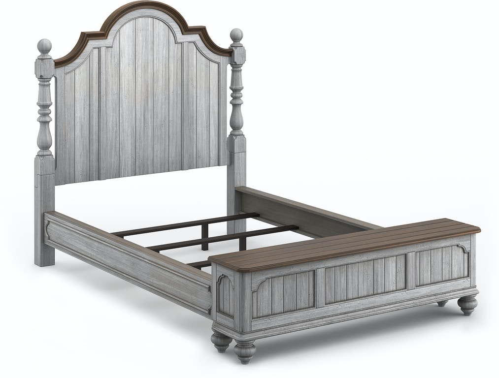 Flexsteel Plymouth Queen Poster Storage Bed - Thumbnail 3