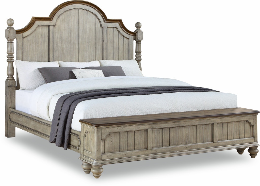 Flexsteel Plymouth Queen Poster Storage Bed