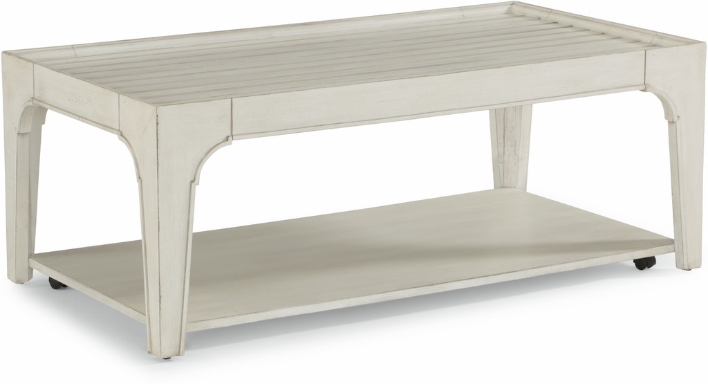 Flexsteel Harmony Rectangular Coffee Table with Casters W10700311