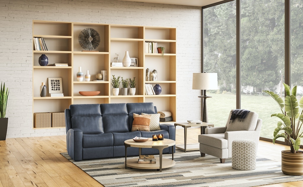 Flexsteel Omni Round Coffee Table with Casters W10750341 Portland