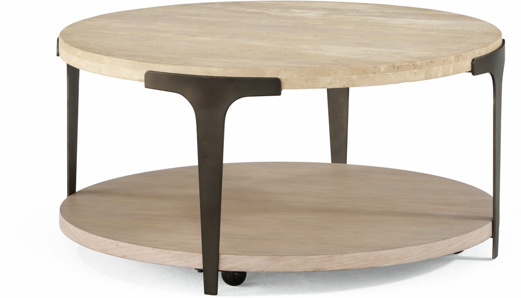 Flexsteel Omni Round Coffee Table with Casters W10750341 Portland