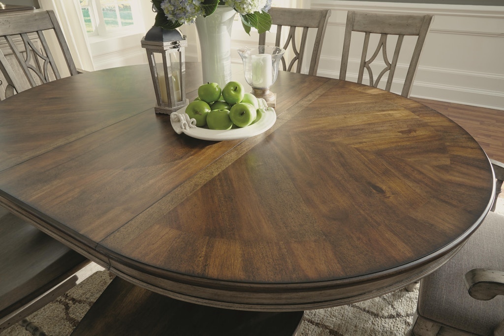 Flexsteel Plymouth Round Pedestal Dining Table - Thumbnail 2
