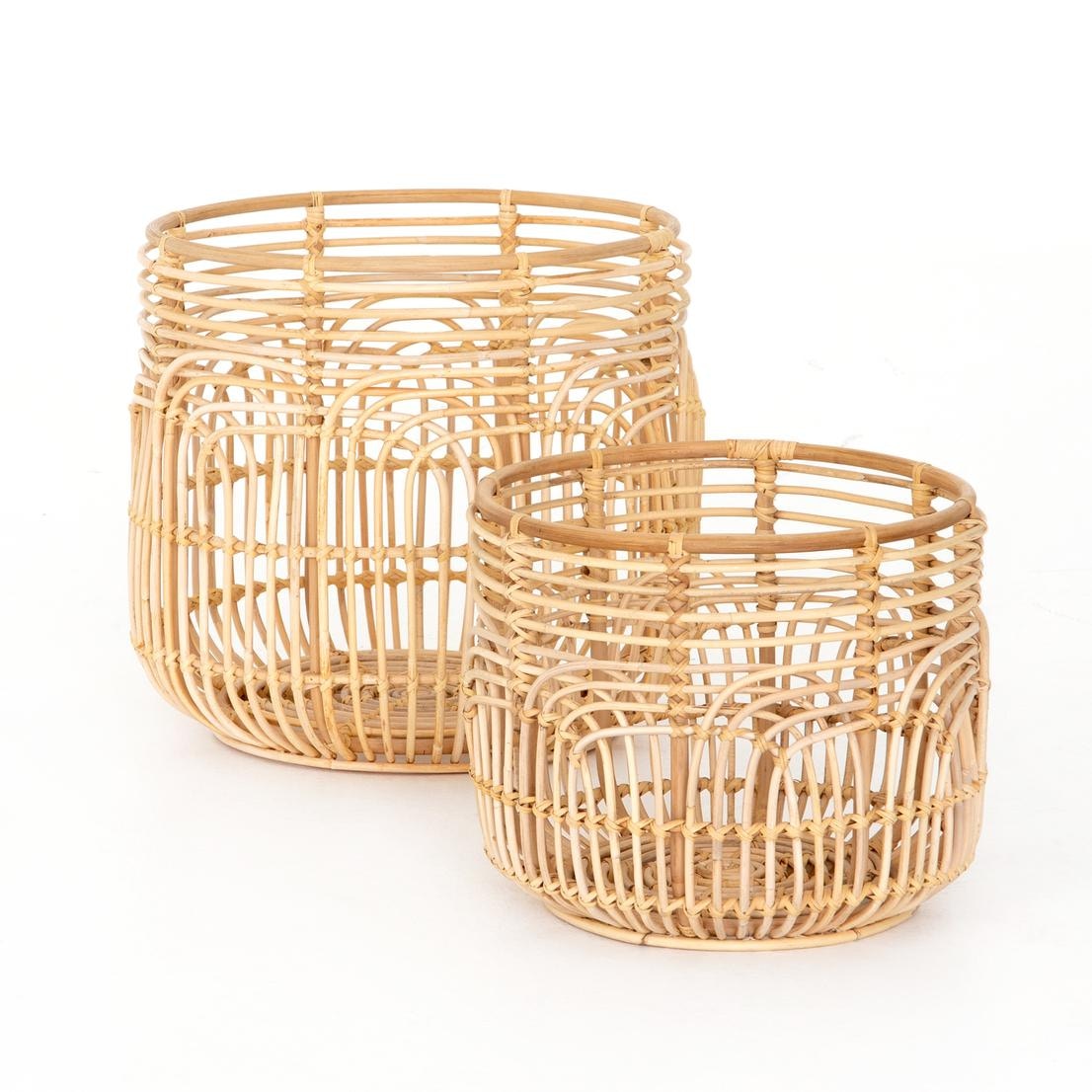 Four Hands Aldo Basket Set Of 2 JWDL 008 Portland OR Key Home