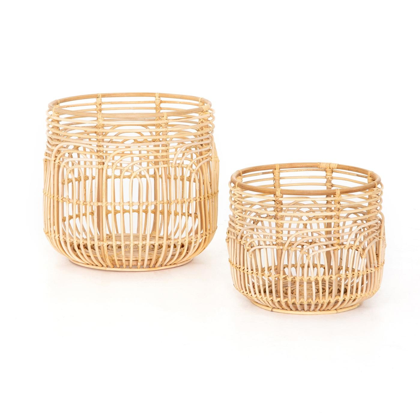 Four Hands Aldo Basket Set Of 2 JWDL 008 Portland OR Key Home