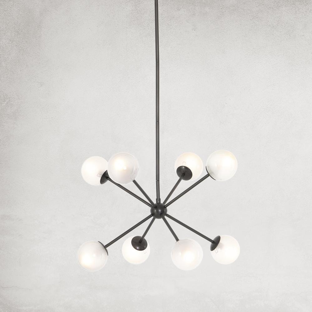 Four Hands Ansen Chandelier Dark Antique Brass ICAM82 Portland, OR Key Home Furnishings