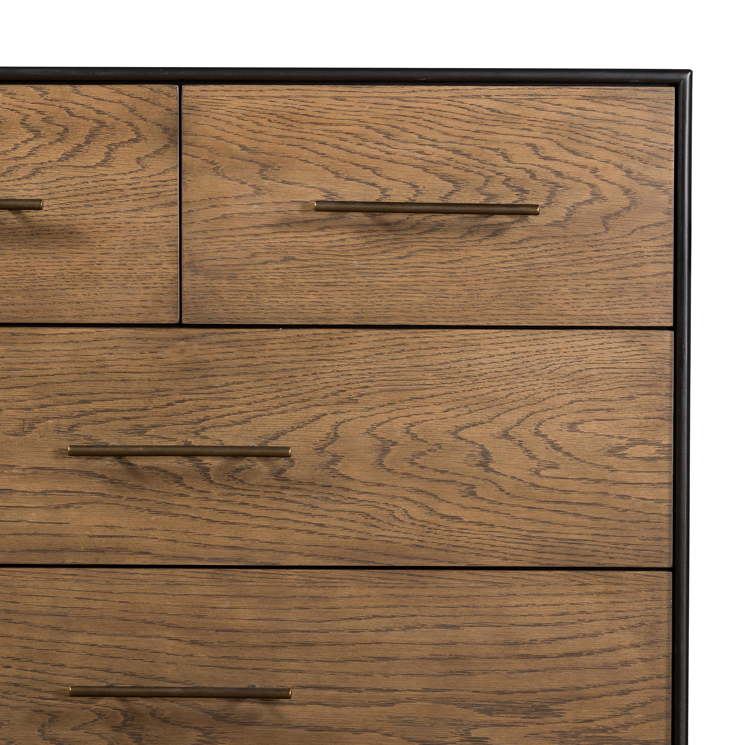 white christmas dresses Mioa Rustic Farmhouse Wood Deep 6-Drawer Dresser  Riumlore