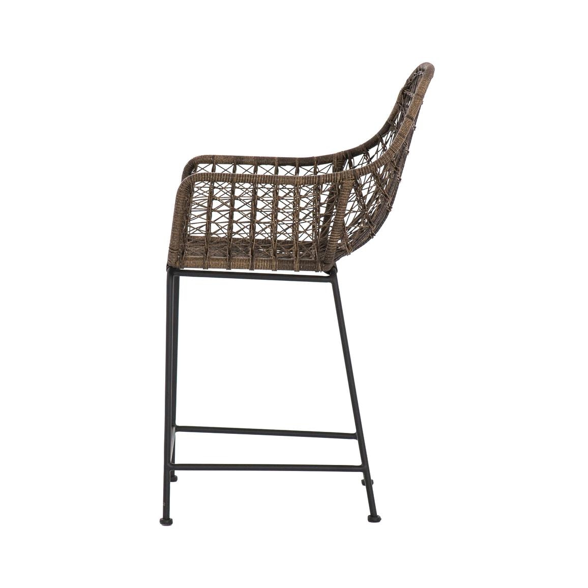 Four Hands Bandera Outdoor Woven Counter Stool - Thumbnail 4