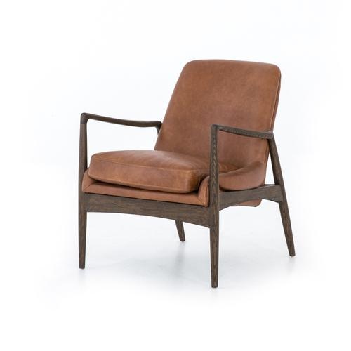 Four hands online leather chair