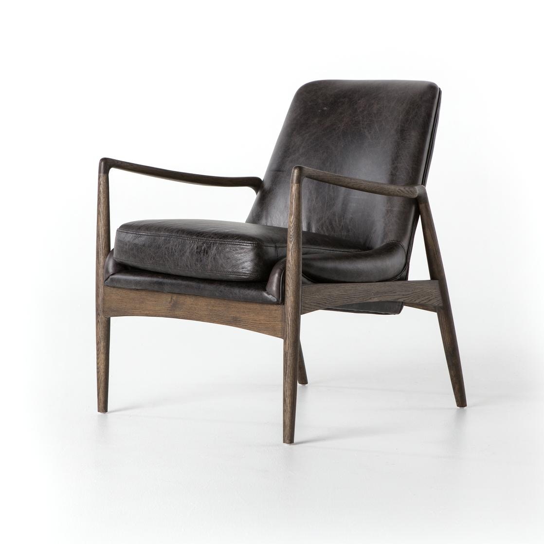 four hands braden leather chair