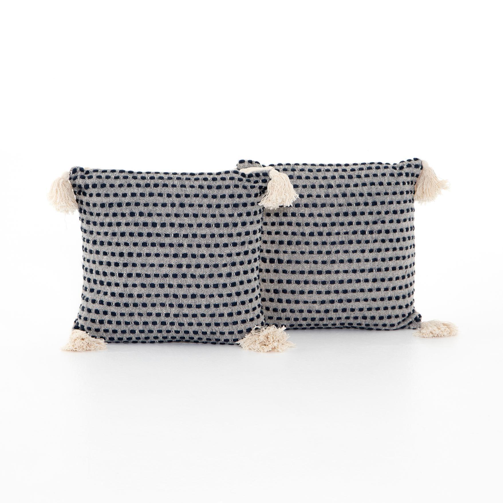 blue pillow set