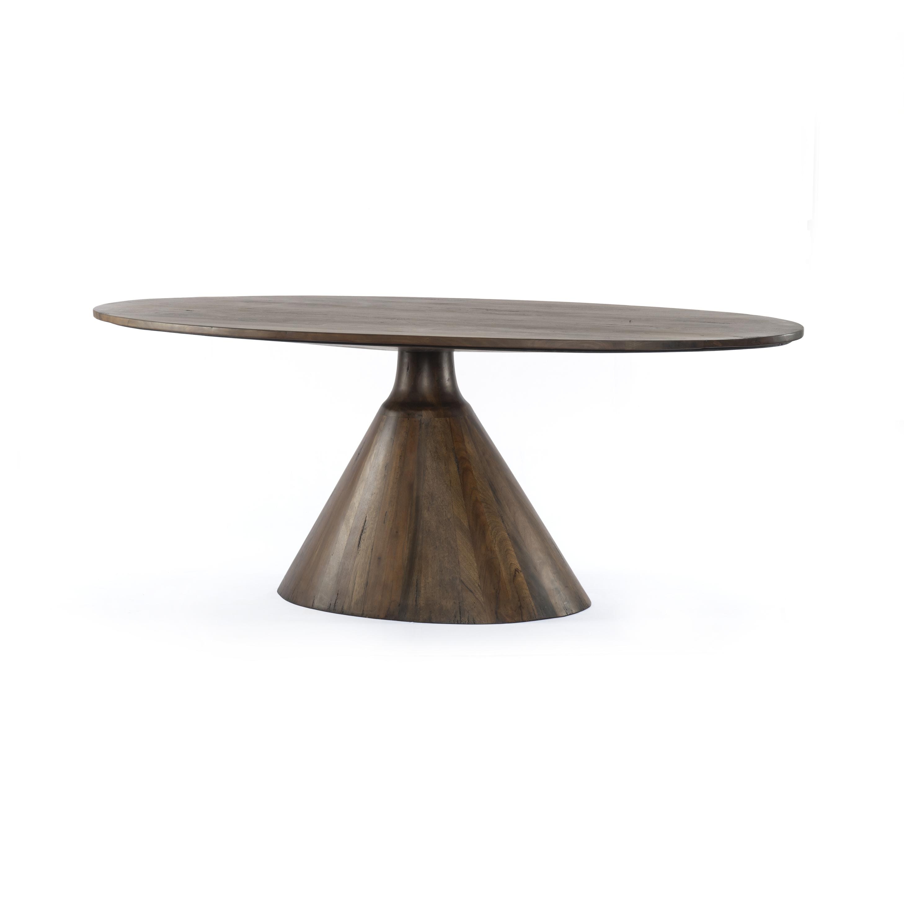 Four hands deals oval dining table